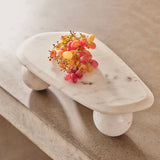 Gio Marble Platter White