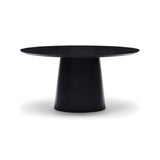 Pippa Round Dining Table Black Large