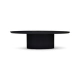 Pippa Oval Dining Table Black Medium