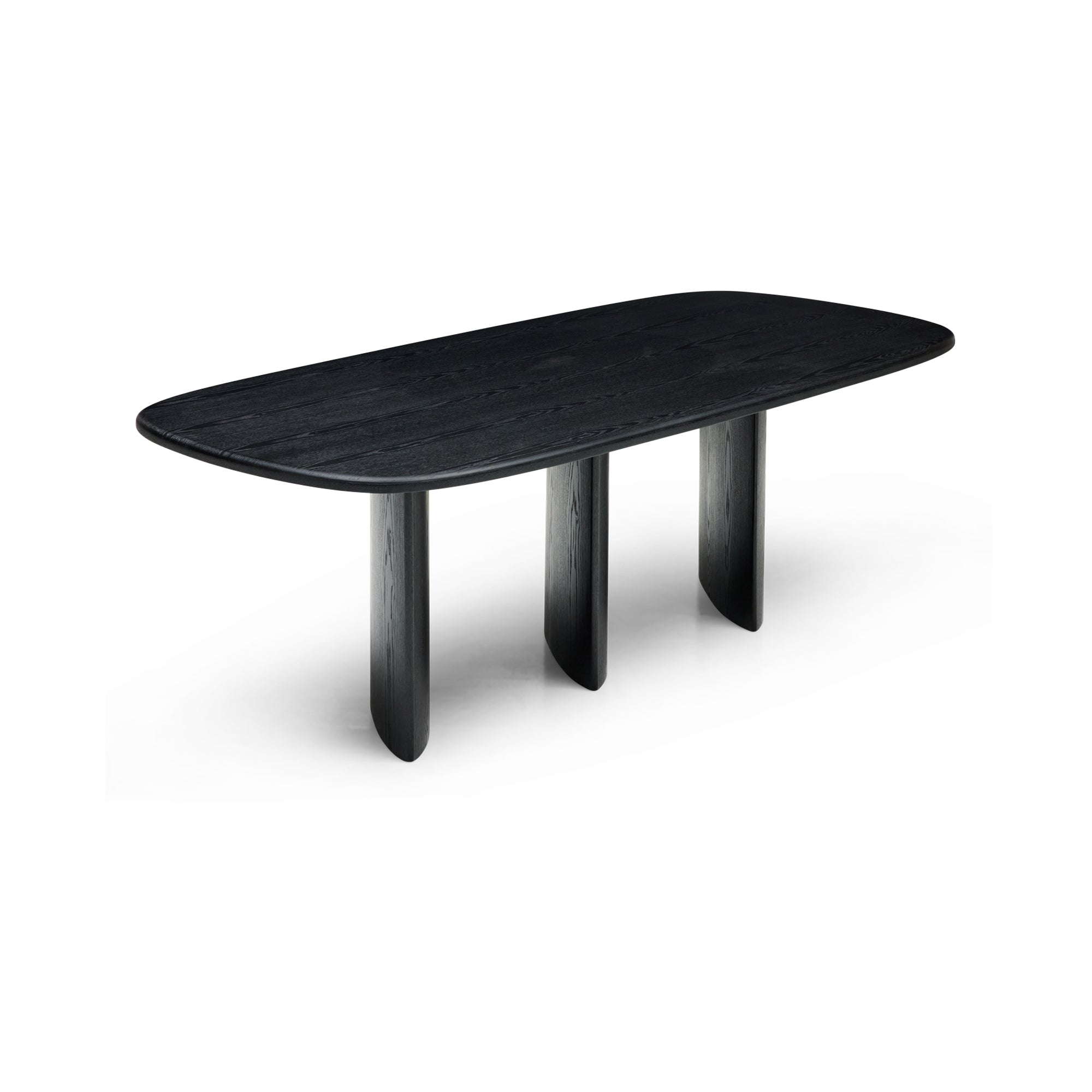 Halo Dining Table Black Ash