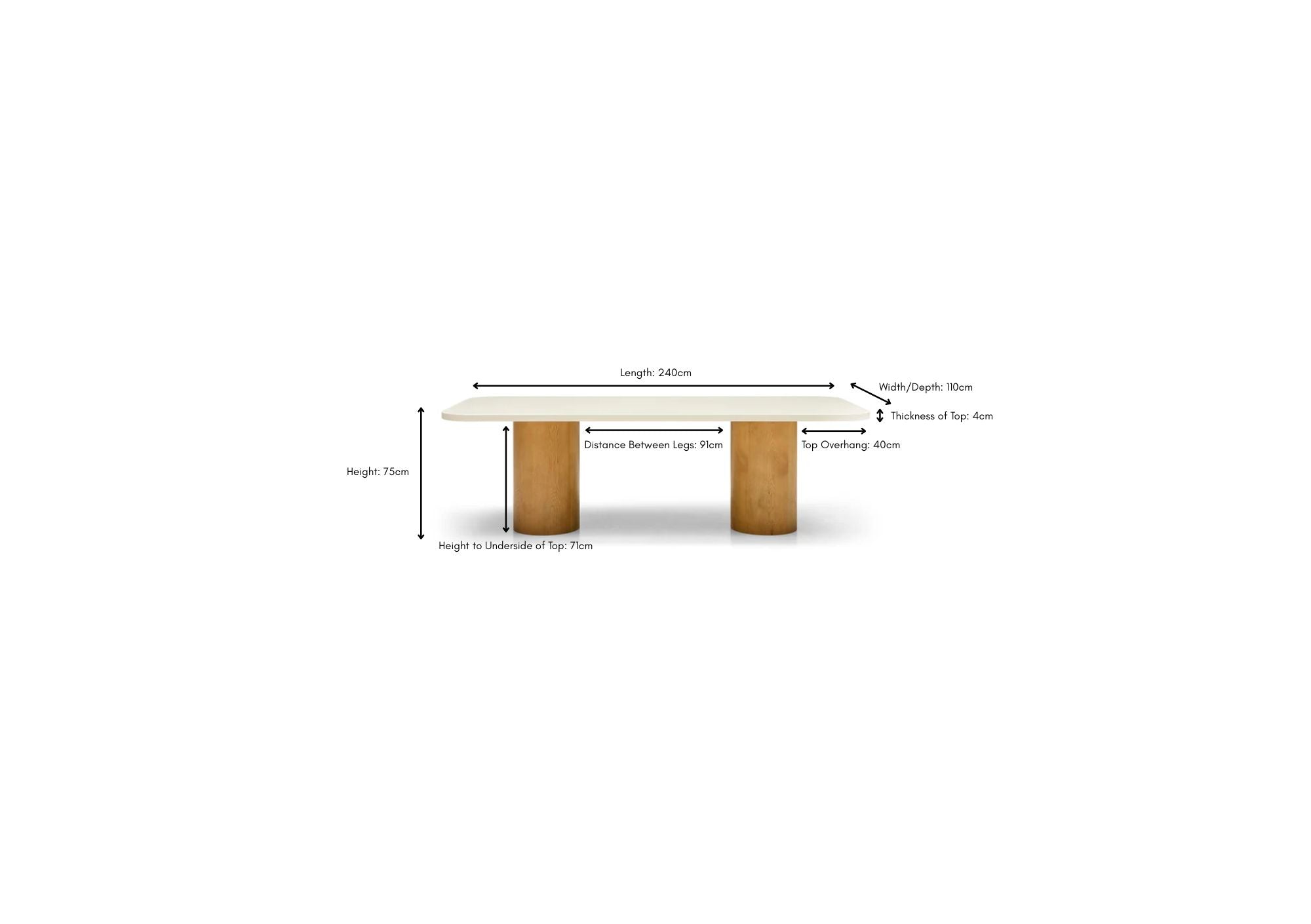 Panama Dining Table Natural