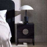 Luna II Bedside Black Pewter