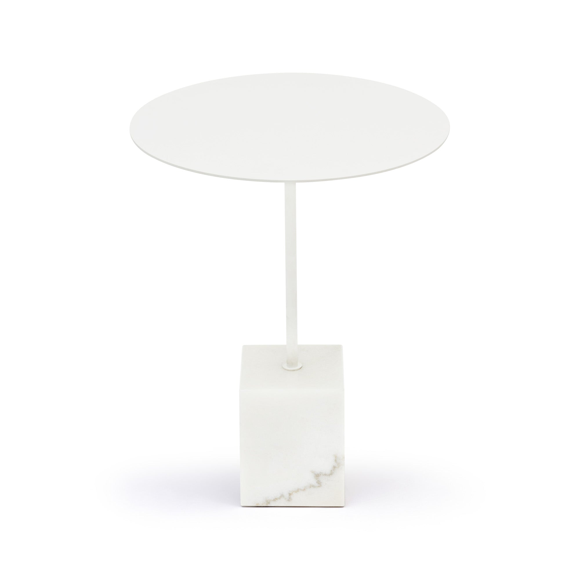 Suri Side Table Marble White