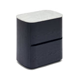 Alza Bedside Black Carrara Marble Sample