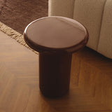 Fleur Side Table Umber Gloss