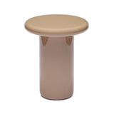 Fleur Side Table Grey Gloss