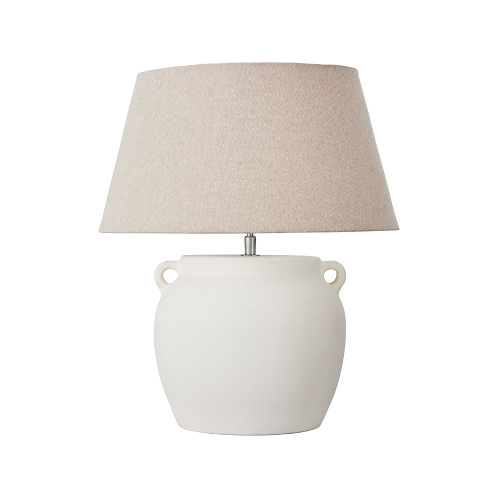 Lugo Ceramic Lamp White