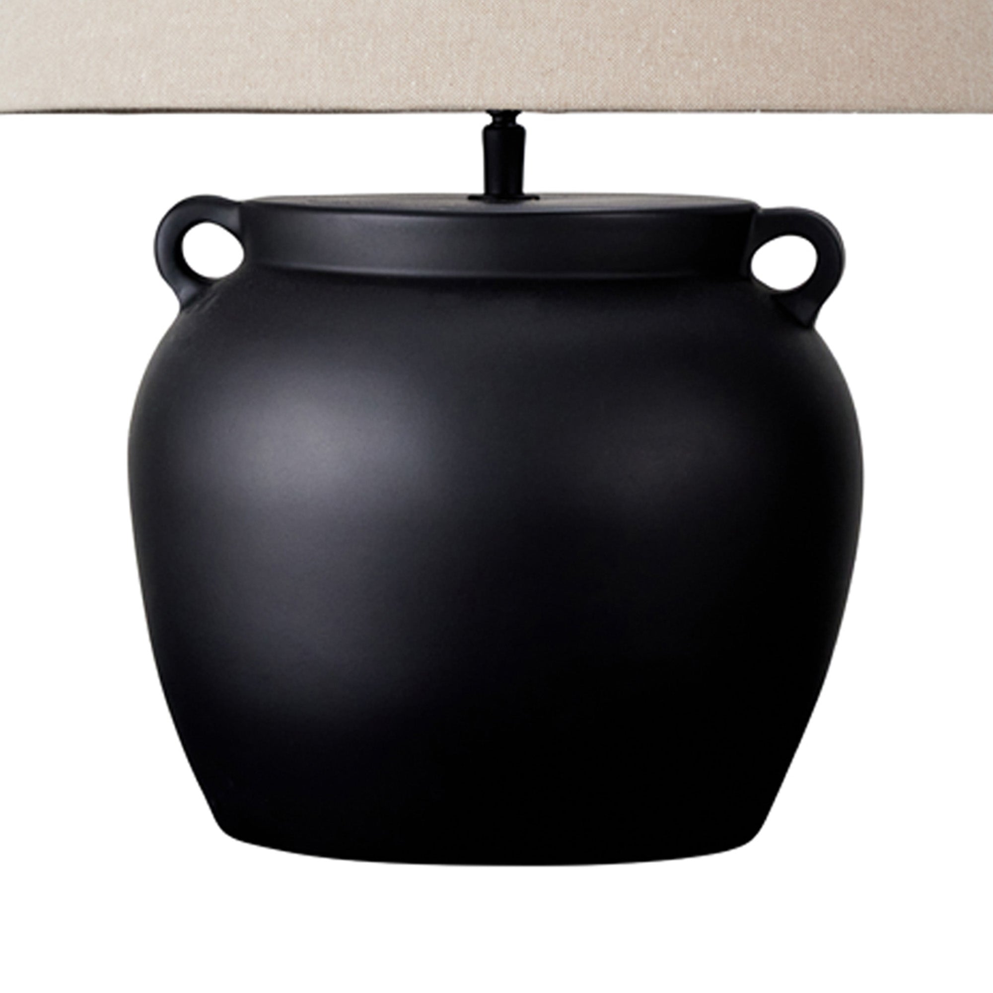 Lugo Ceramic Lamp Black