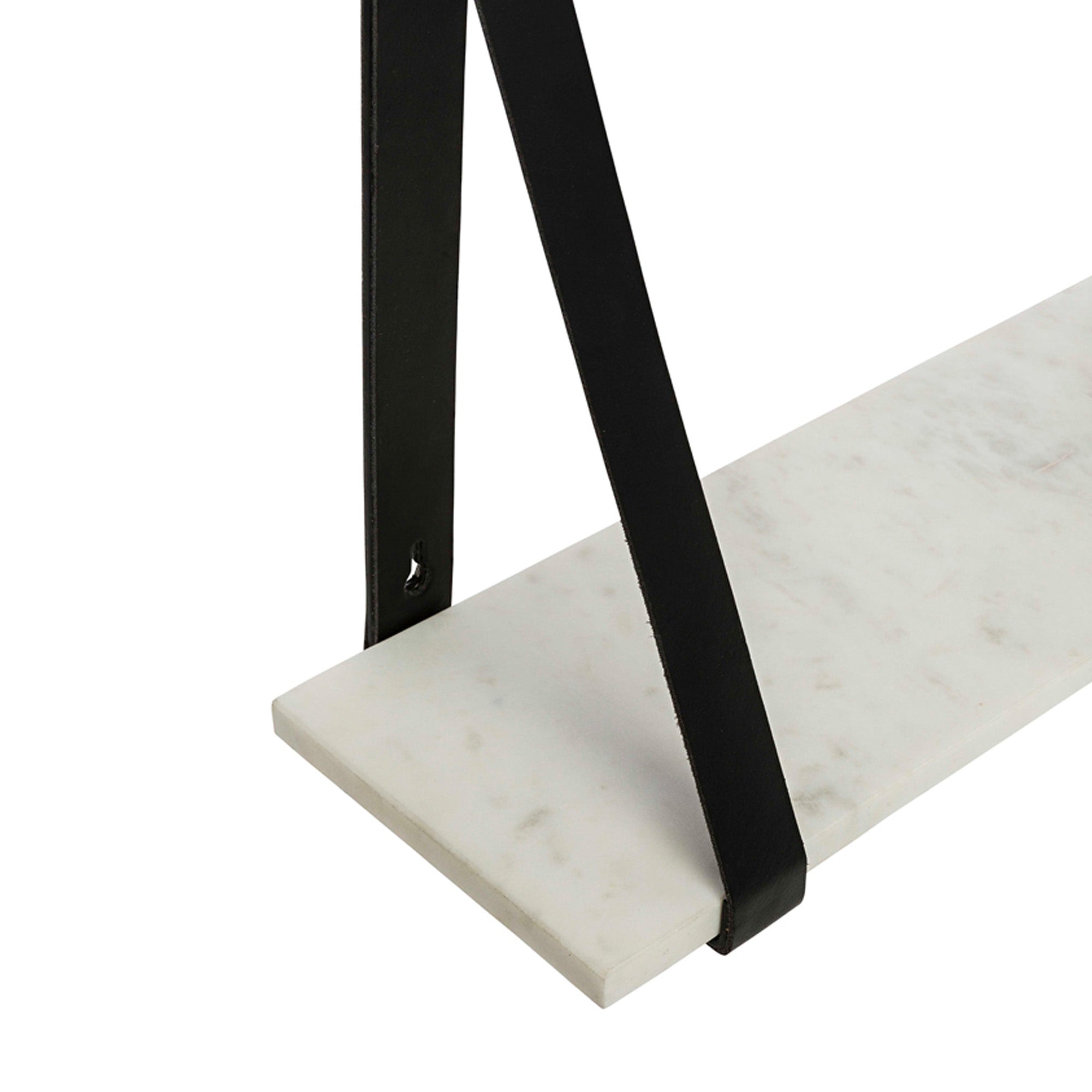 Ellery Marble Shelf Black Small