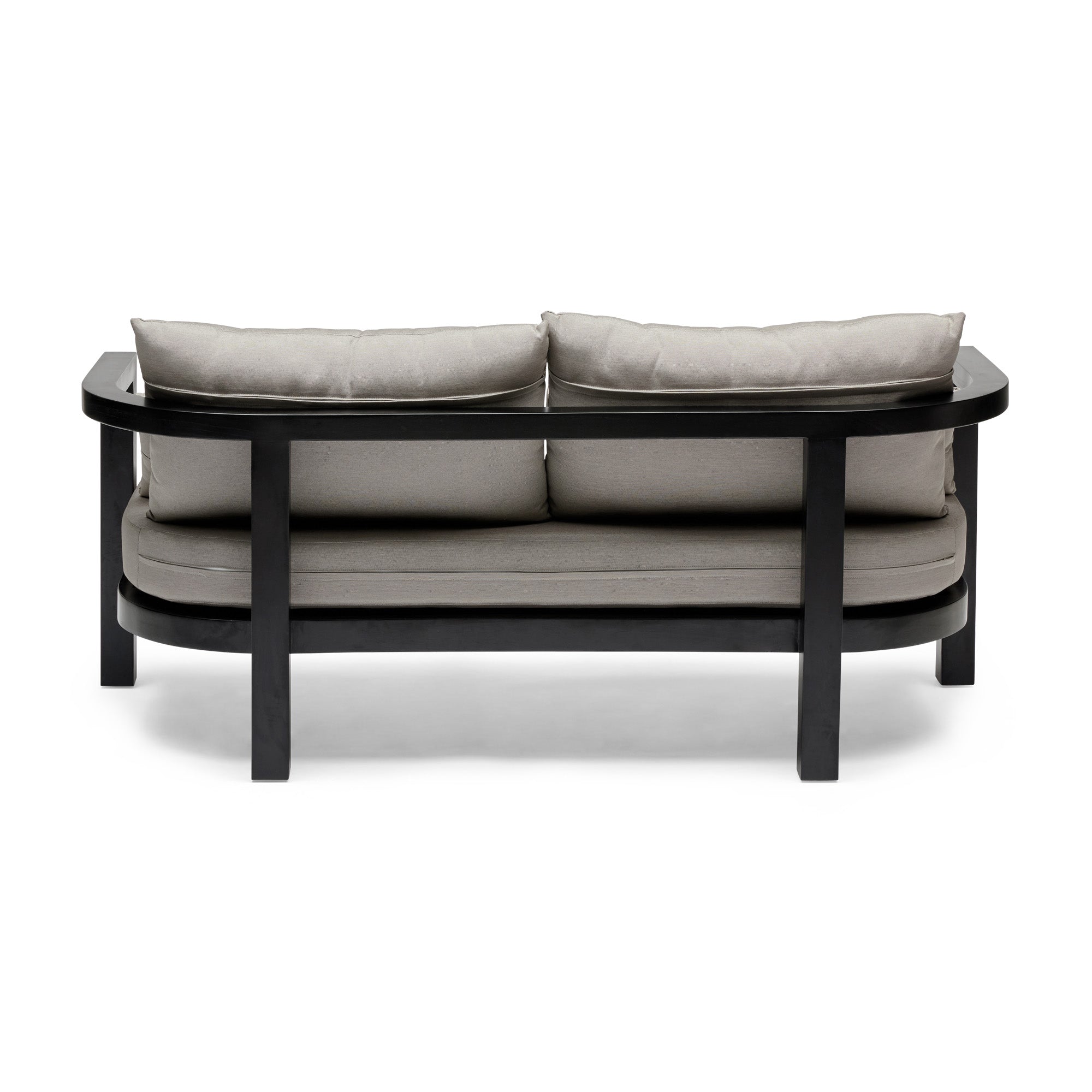 Java Outdoor Sofa Black & Taupe