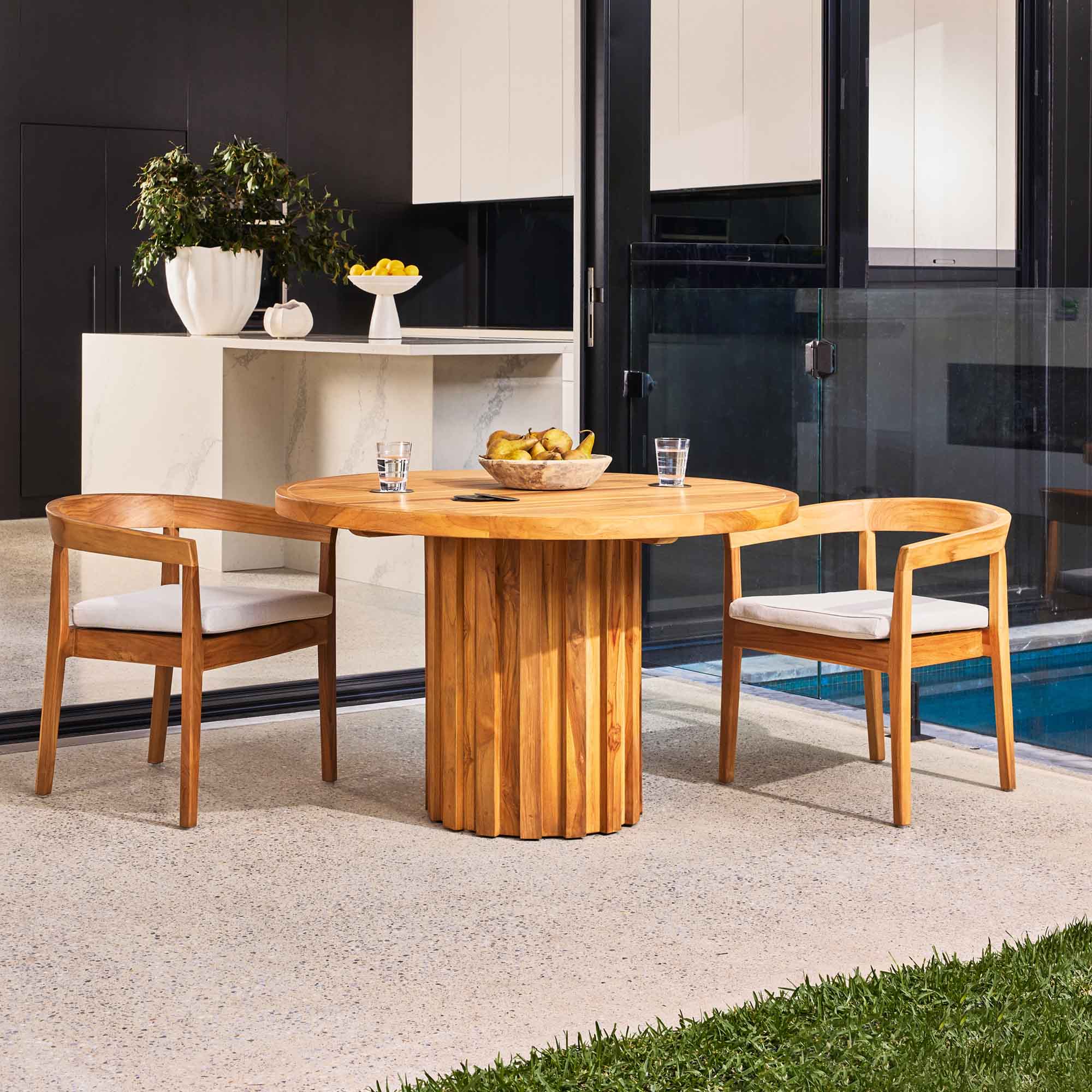 Java Outdoor Dining Chair Natural