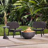 Casa Outdoor Lounge Chair Black