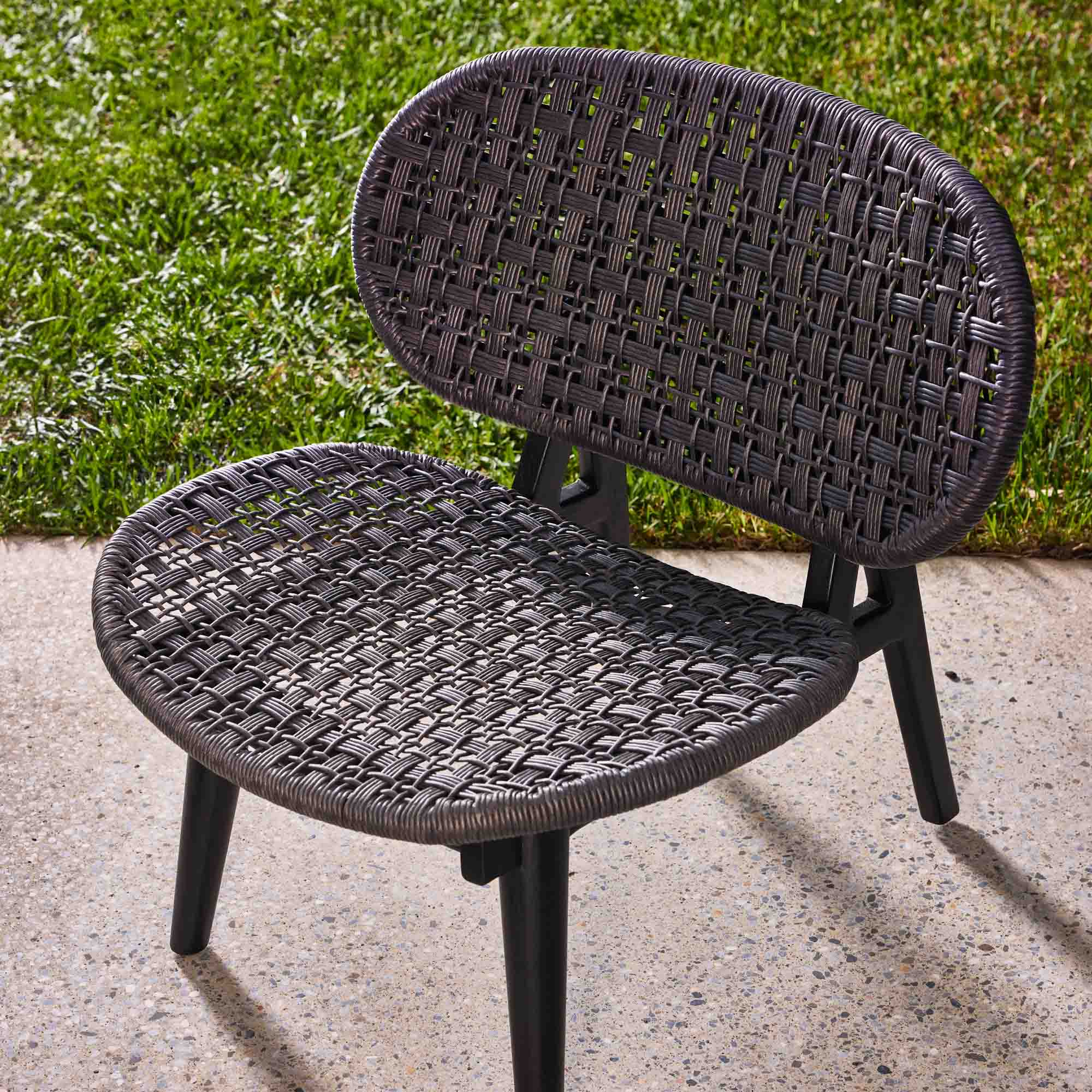 Casa Outdoor Lounge Chair Black