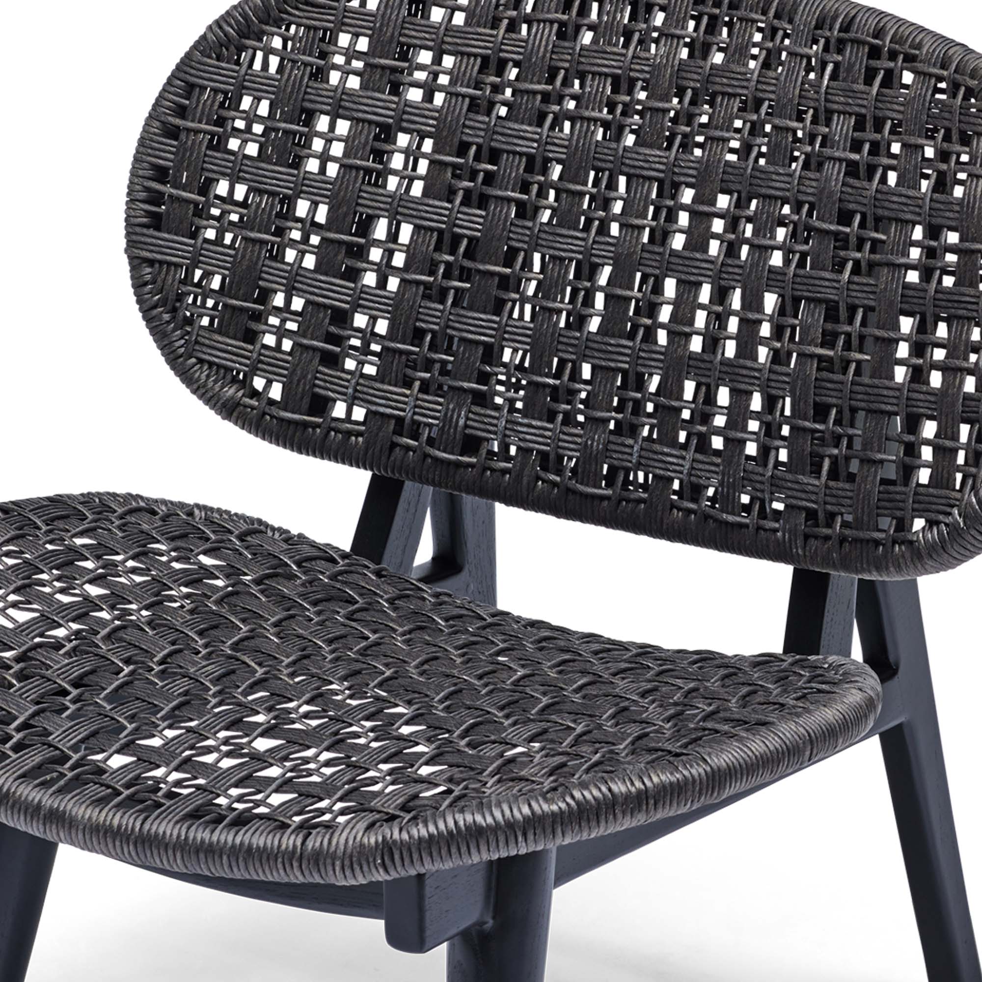Casa Outdoor Lounge Chair Black