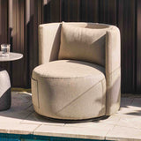 Palma Swivel Outdoor Chair Taupe