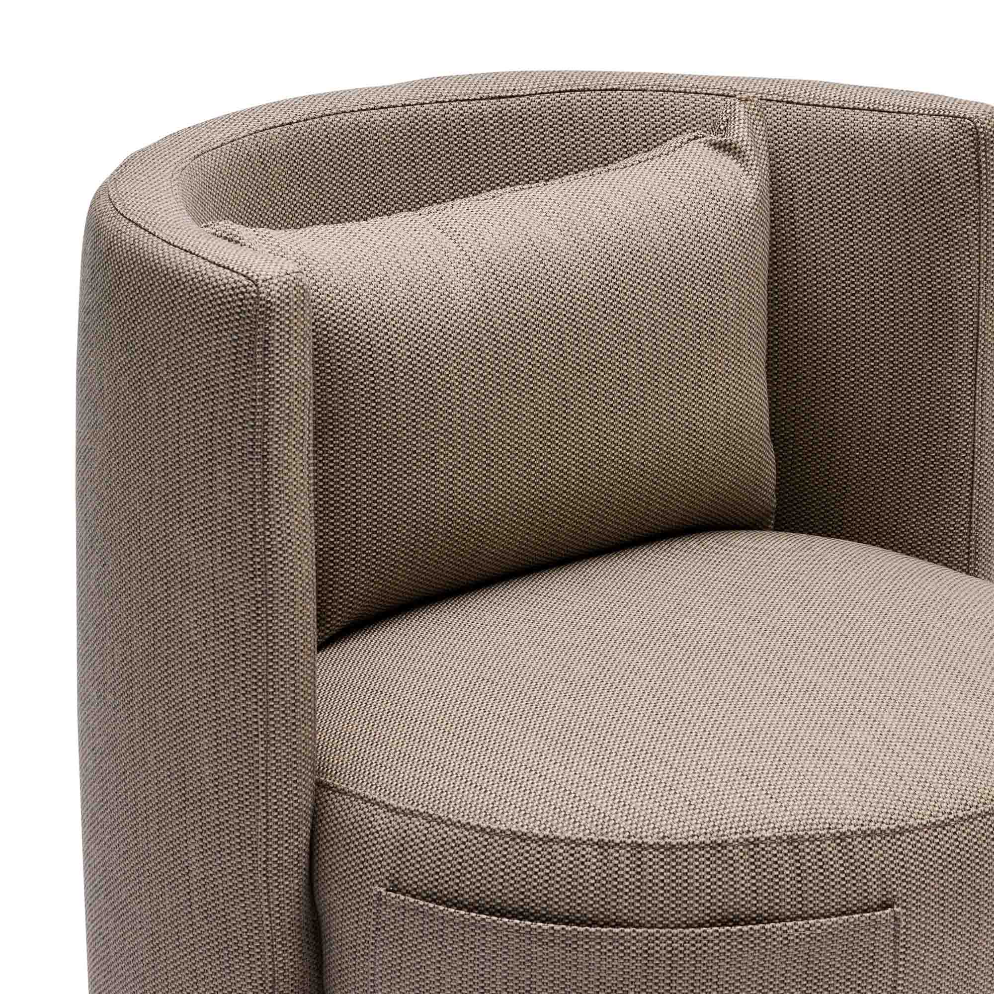 Palma Swivel Outdoor Chair Taupe