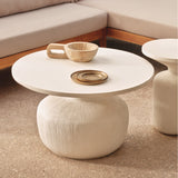 Zadra Outdoor Coffee Table White