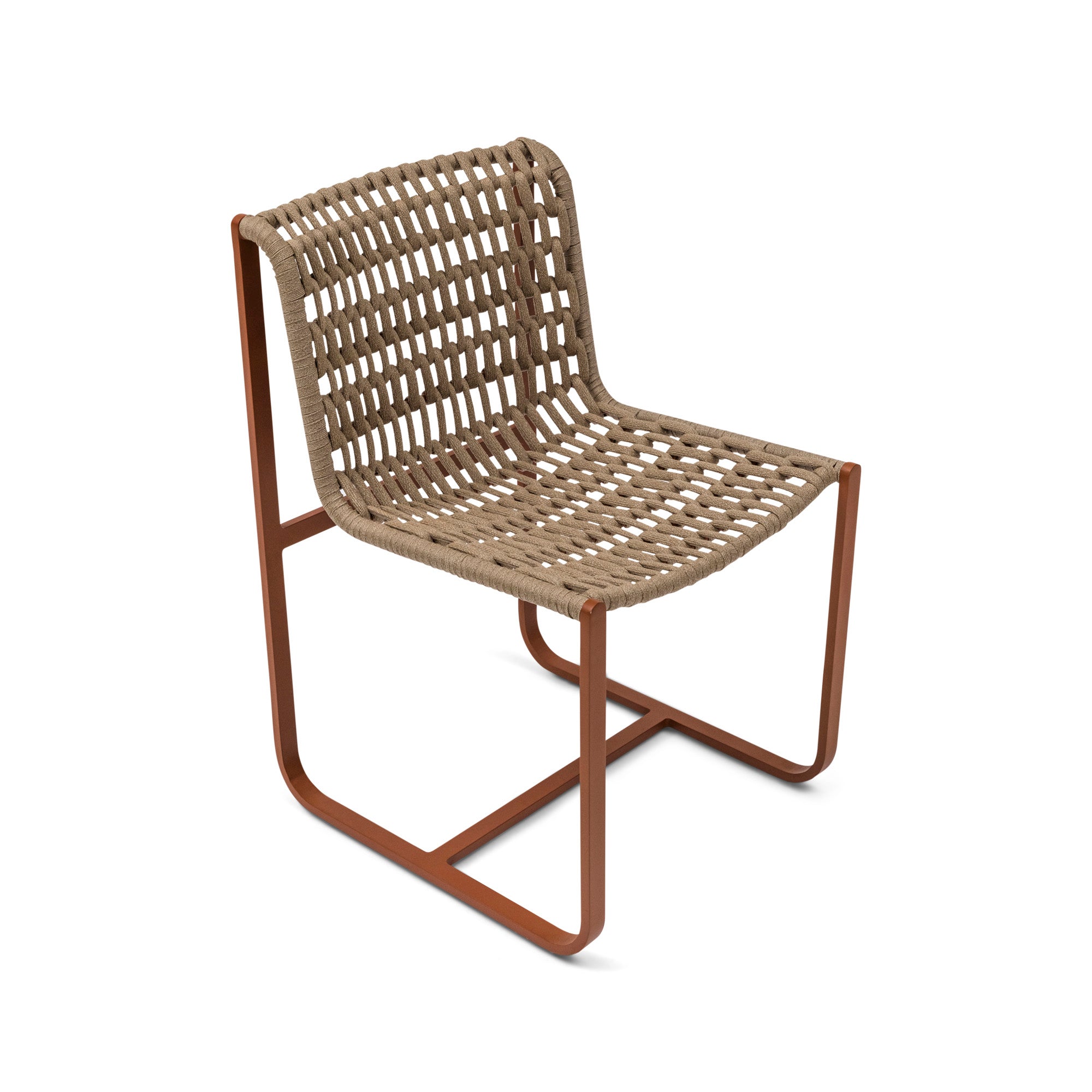 Paros Outdoor Dining Chair Russet