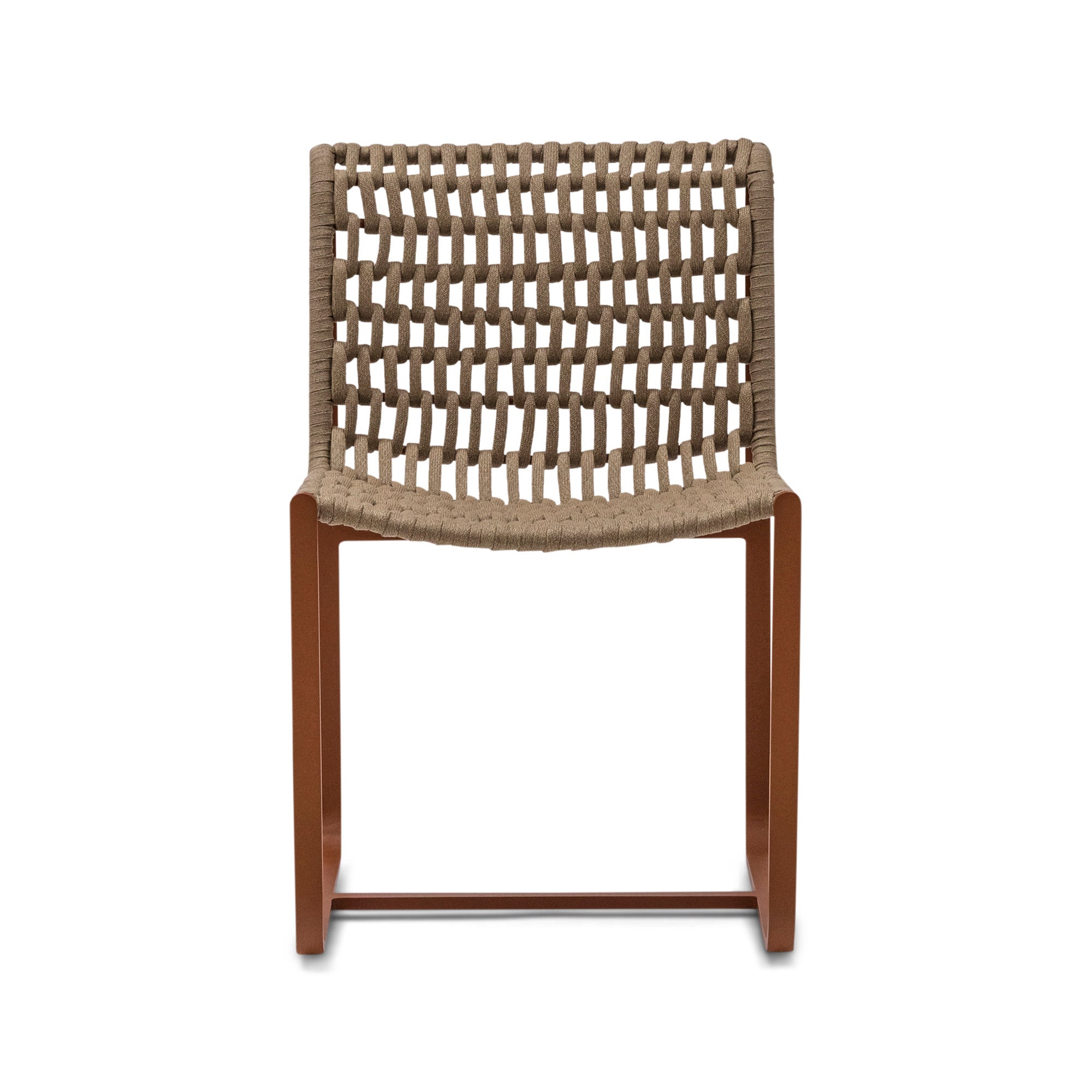 Paros Outdoor Dining Chair Russet