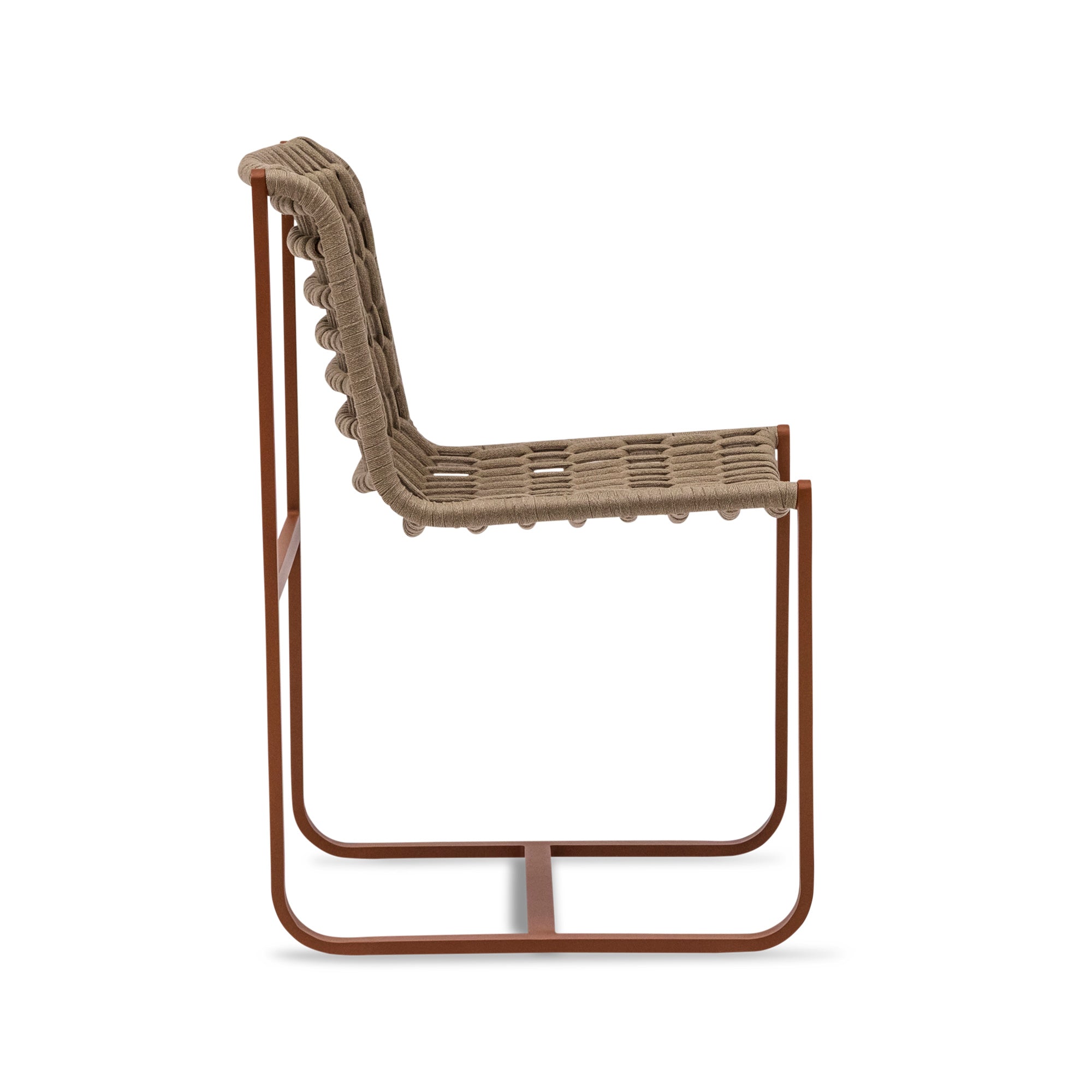 Paros Outdoor Dining Chair Russet