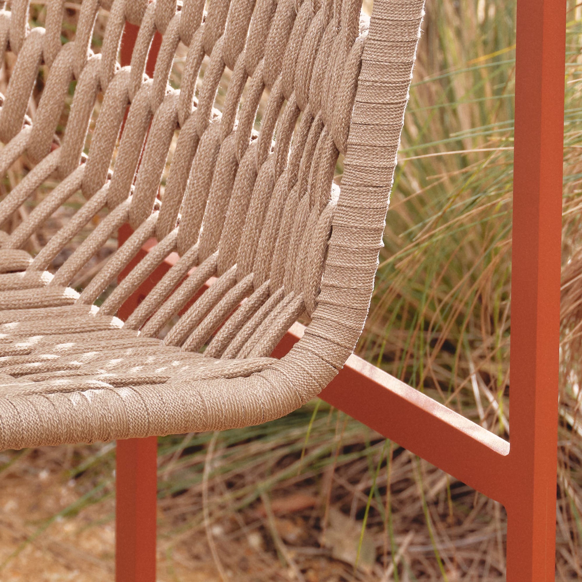 Paros Outdoor Dining Chair Russet