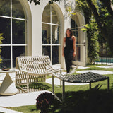 Paros Outdoor Chair & Ottoman Mist