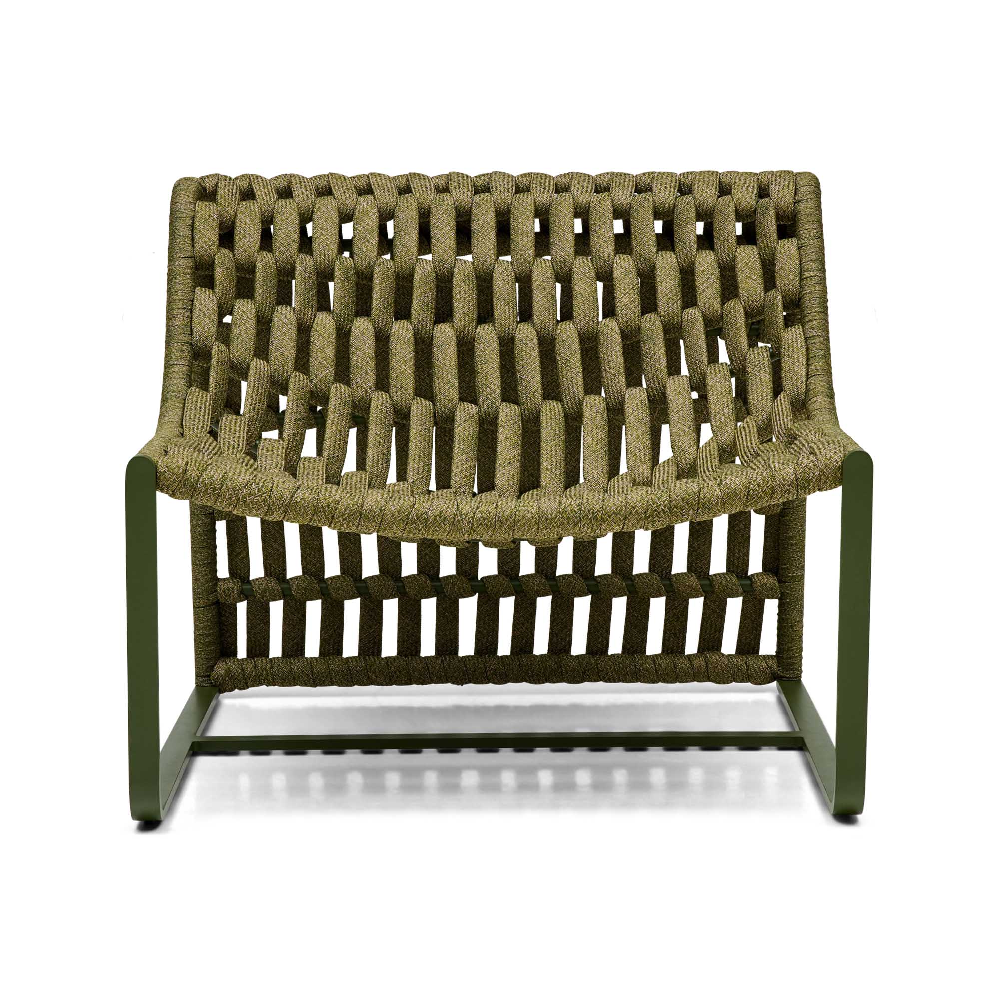 Paros Outdoor Chair & Ottoman Alpine