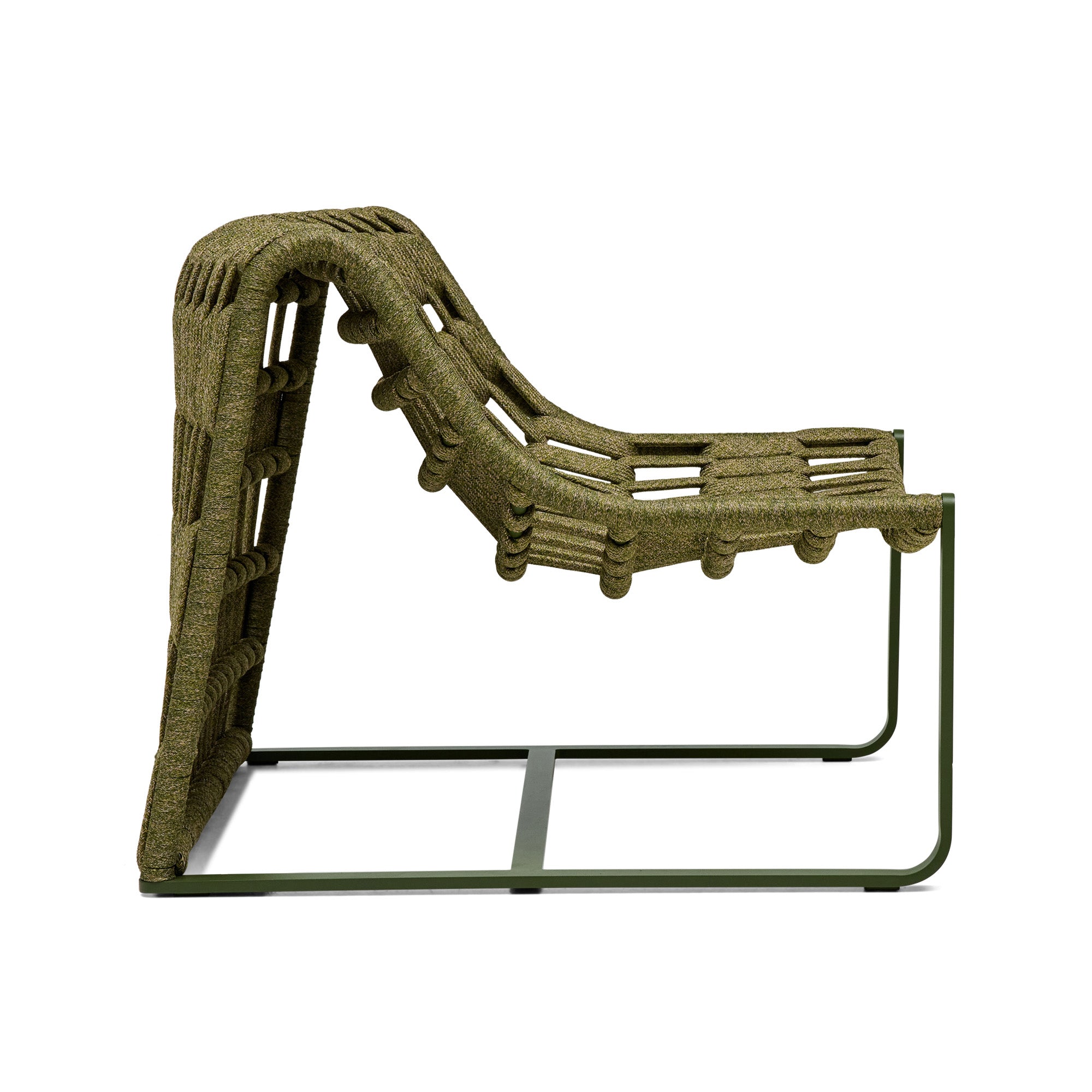 Paros Outdoor Chair & Ottoman Alpine