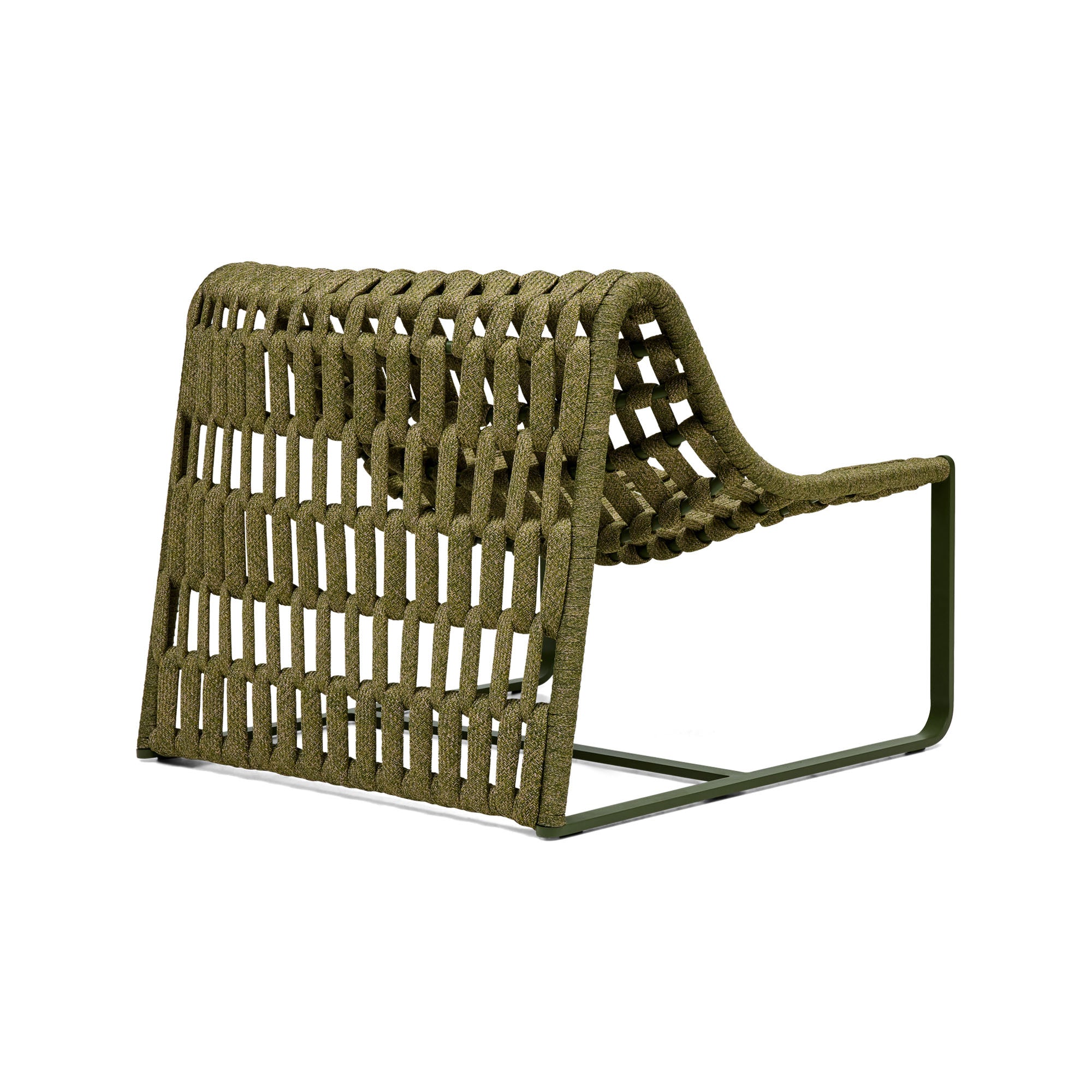 Paros Outdoor Chair & Ottoman Alpine