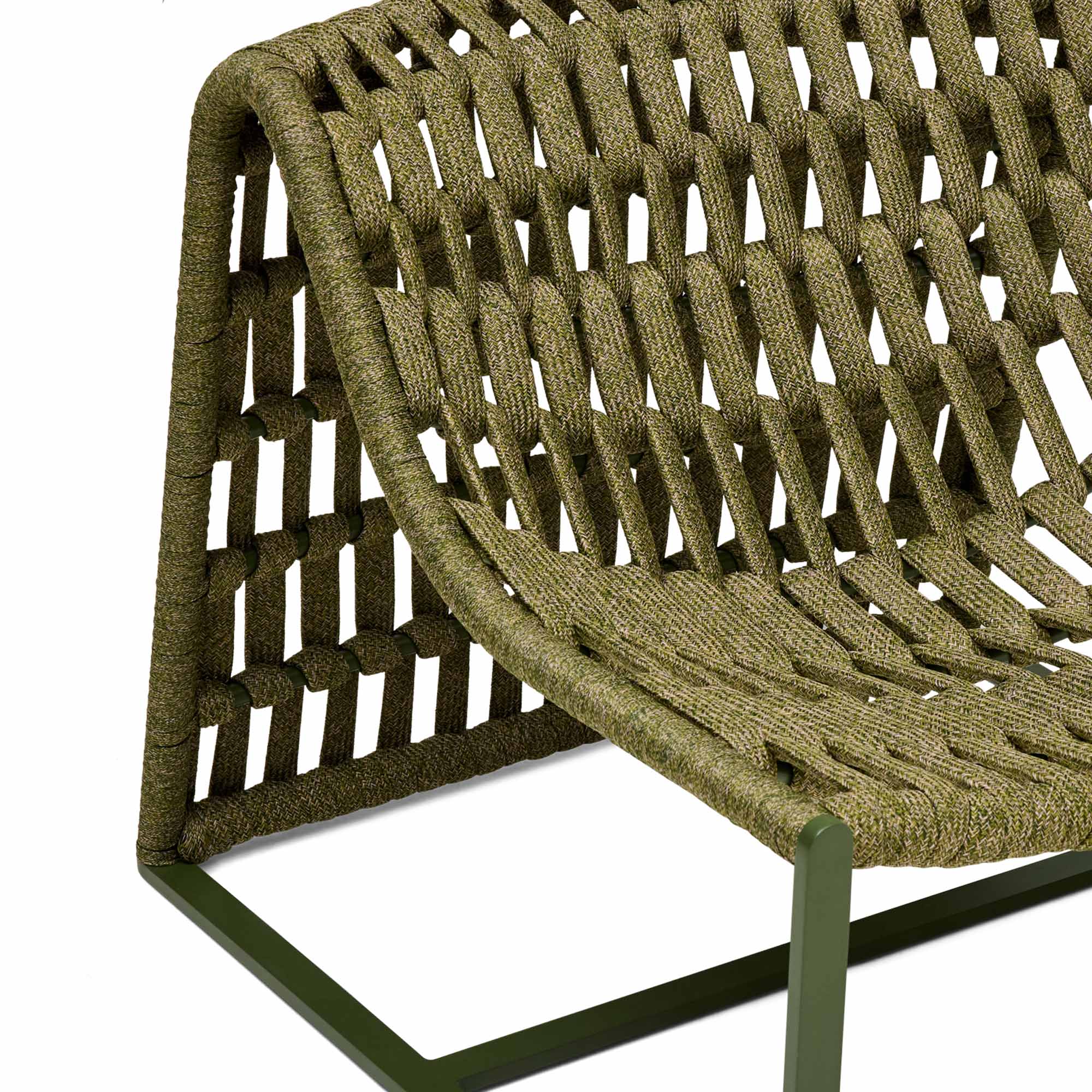 Paros Outdoor Chair & Ottoman Alpine