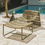 Paros Outdoor Chair & Ottoman Alpine