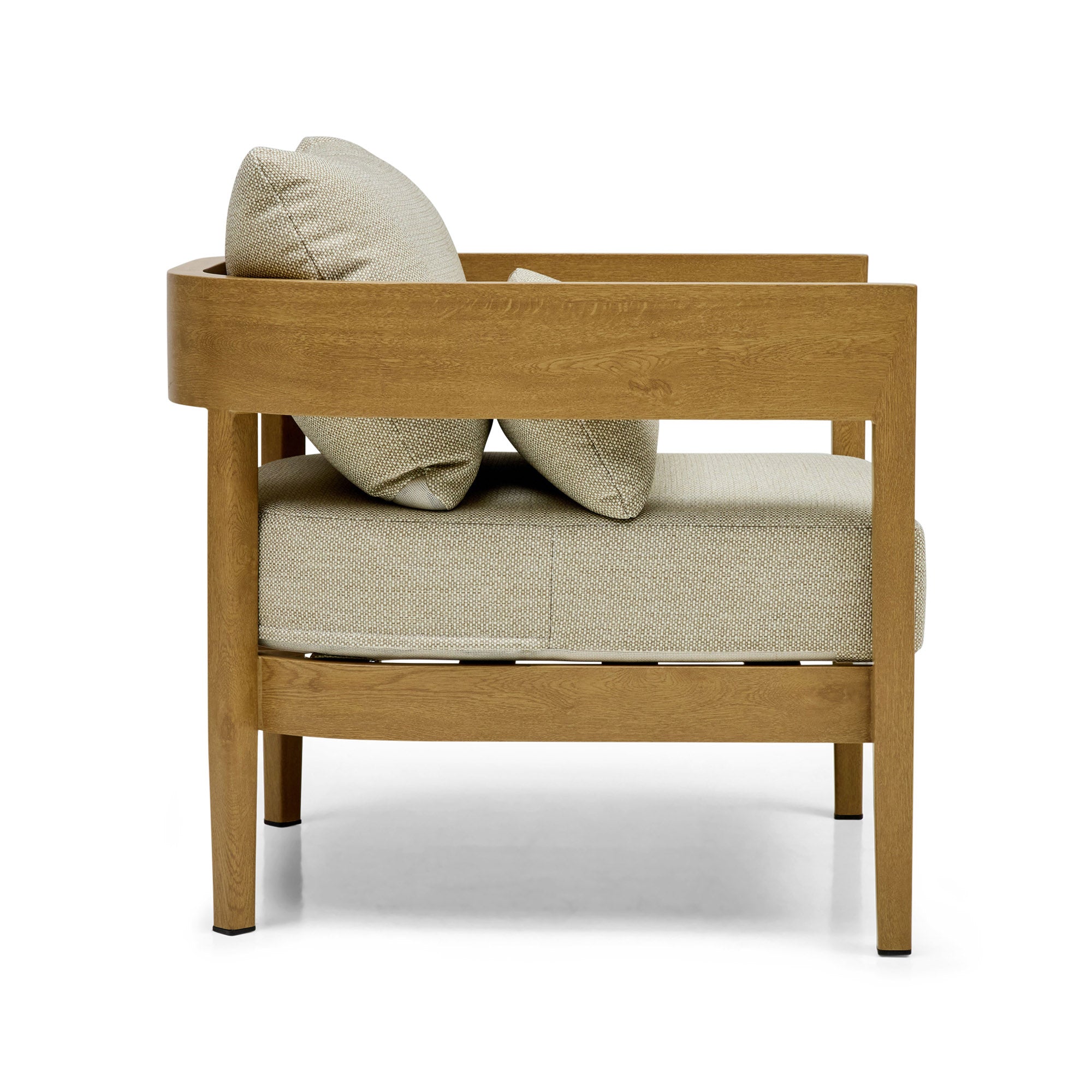 Sorrento Outdoor Chair Natural & Soft Burlap