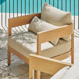 Sorrento Outdoor Chair Natural & Soft Burlap