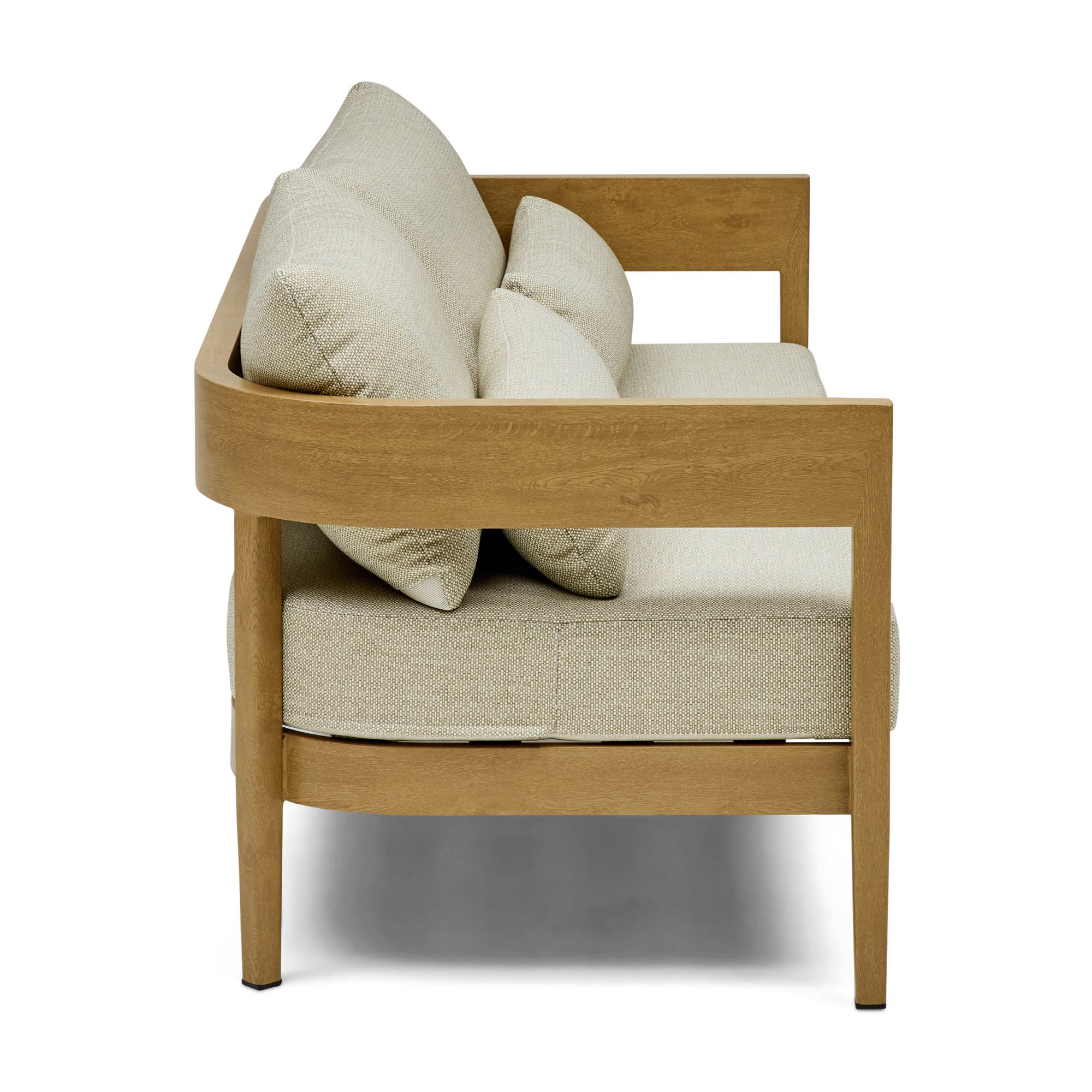 Sorrento Outdoor Sofa Natural & Soft Burlap