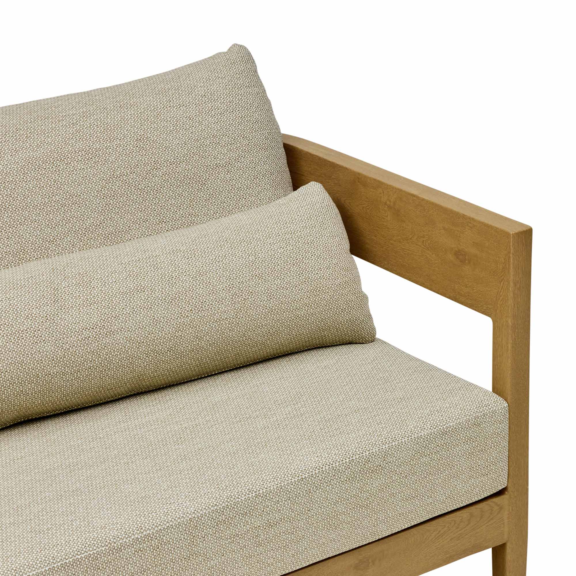 Sorrento Outdoor Sofa Natural & Soft Burlap