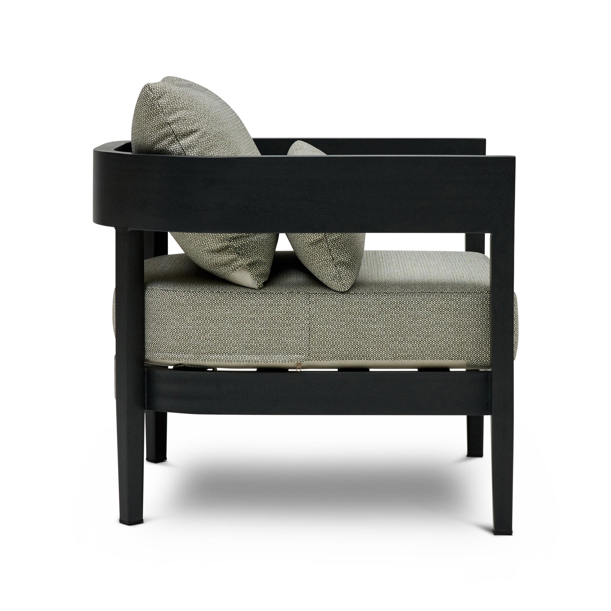 Sorrento Outdoor Chair Black & Olive Grove