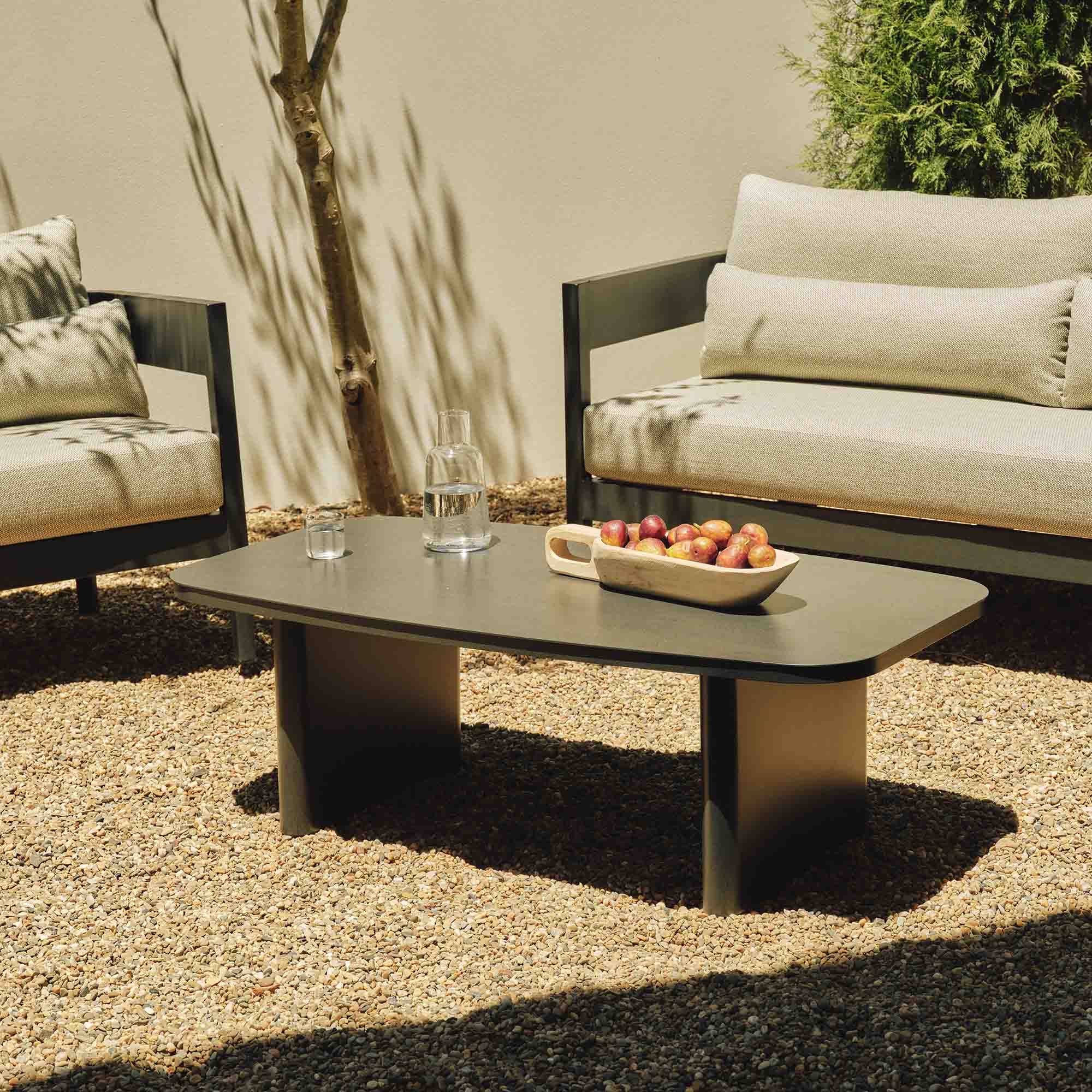 Sorrento Outdoor Coffee Table Black