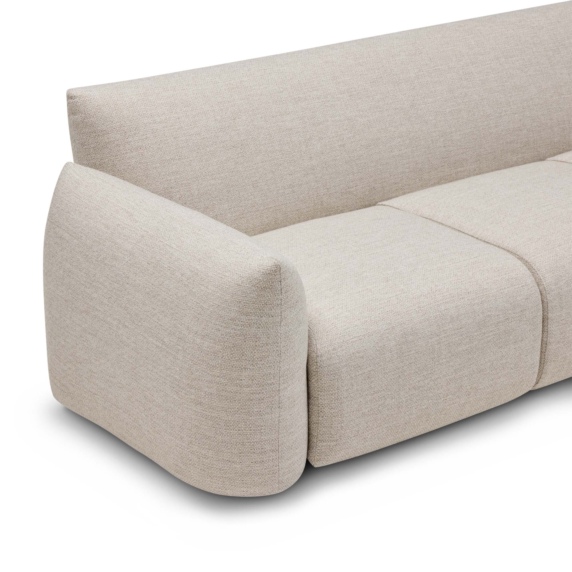 Rali Outdoor Sofa 3-Seater Limestone Grey