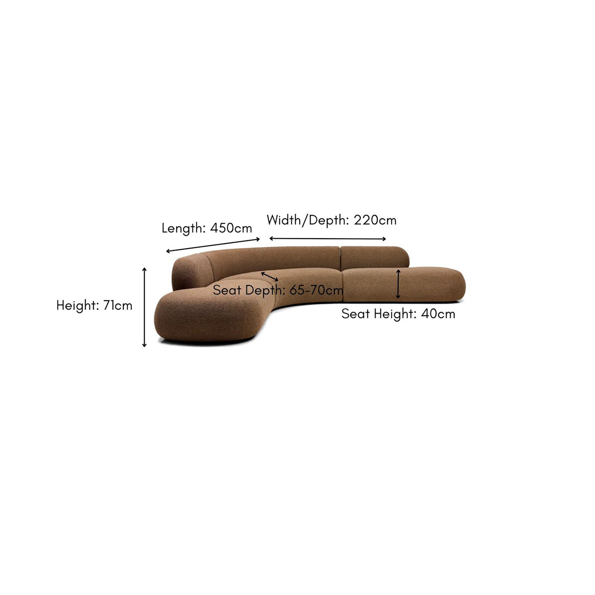 Soho Modular Sofa Auburn