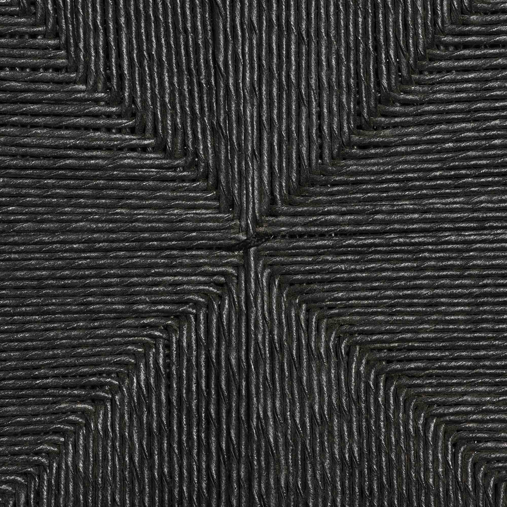 Outdoor Chair Woven Black Sample B