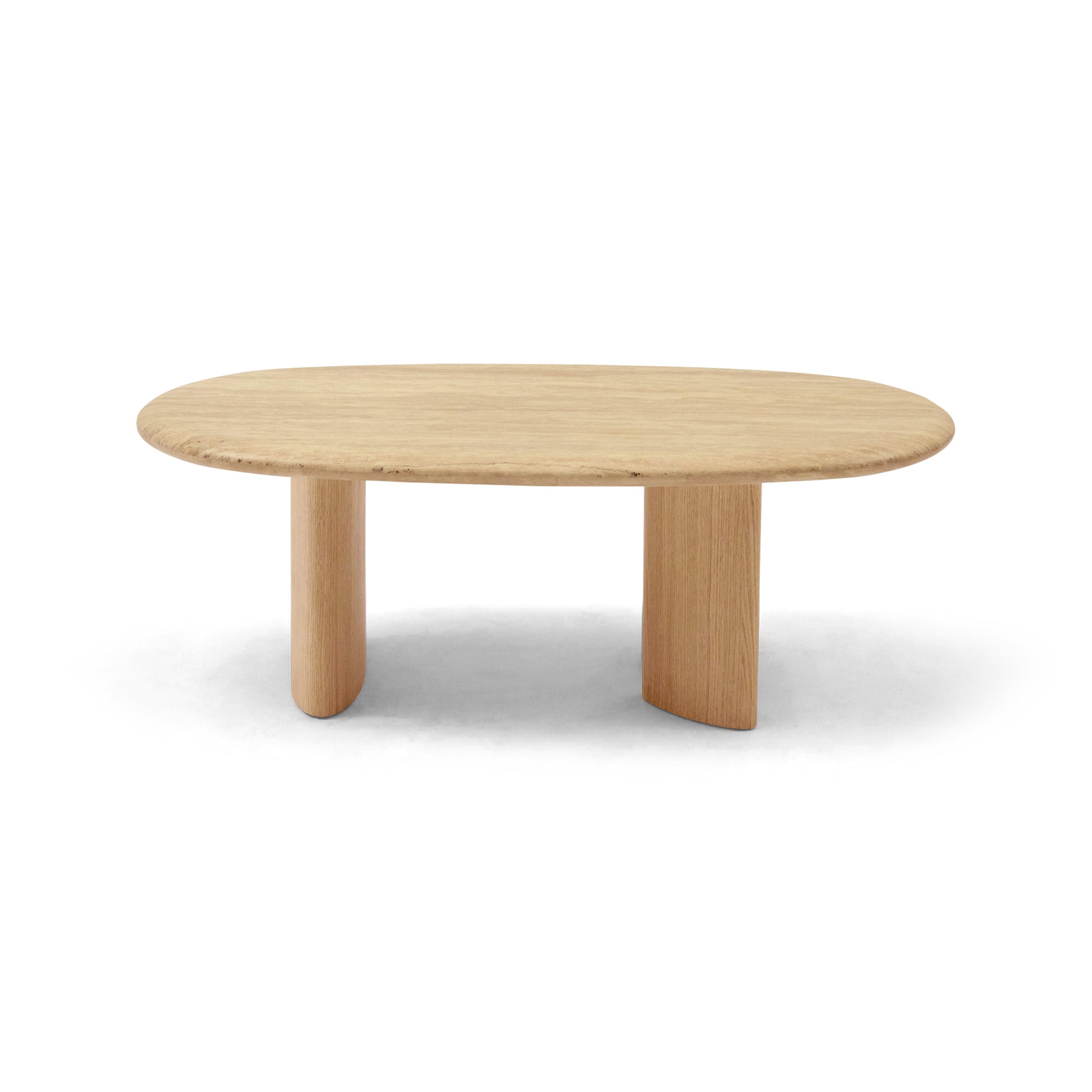 Hallie Sample Coffee Table Travertine Marble Sample