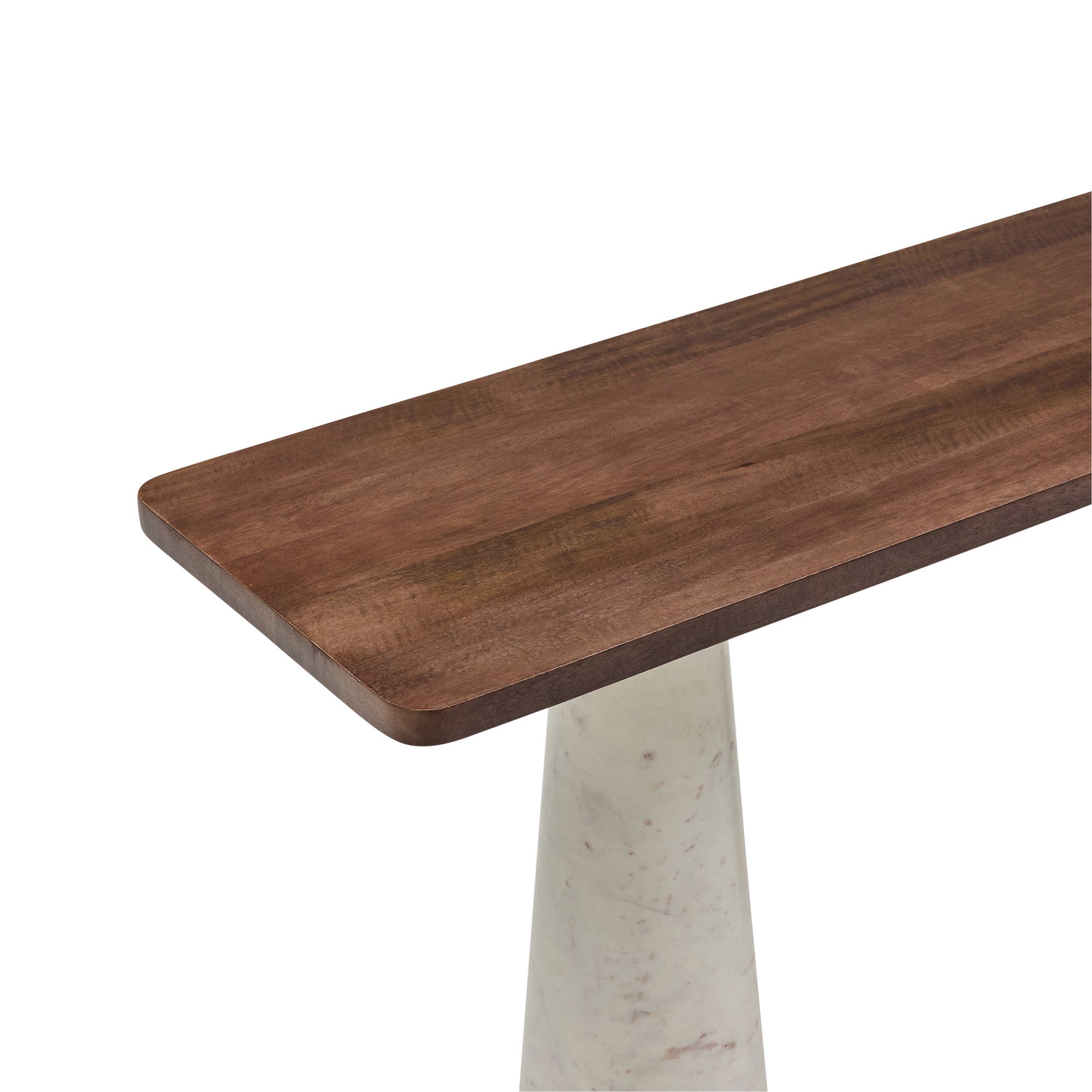 Beau Console White Banswara Marble Sample