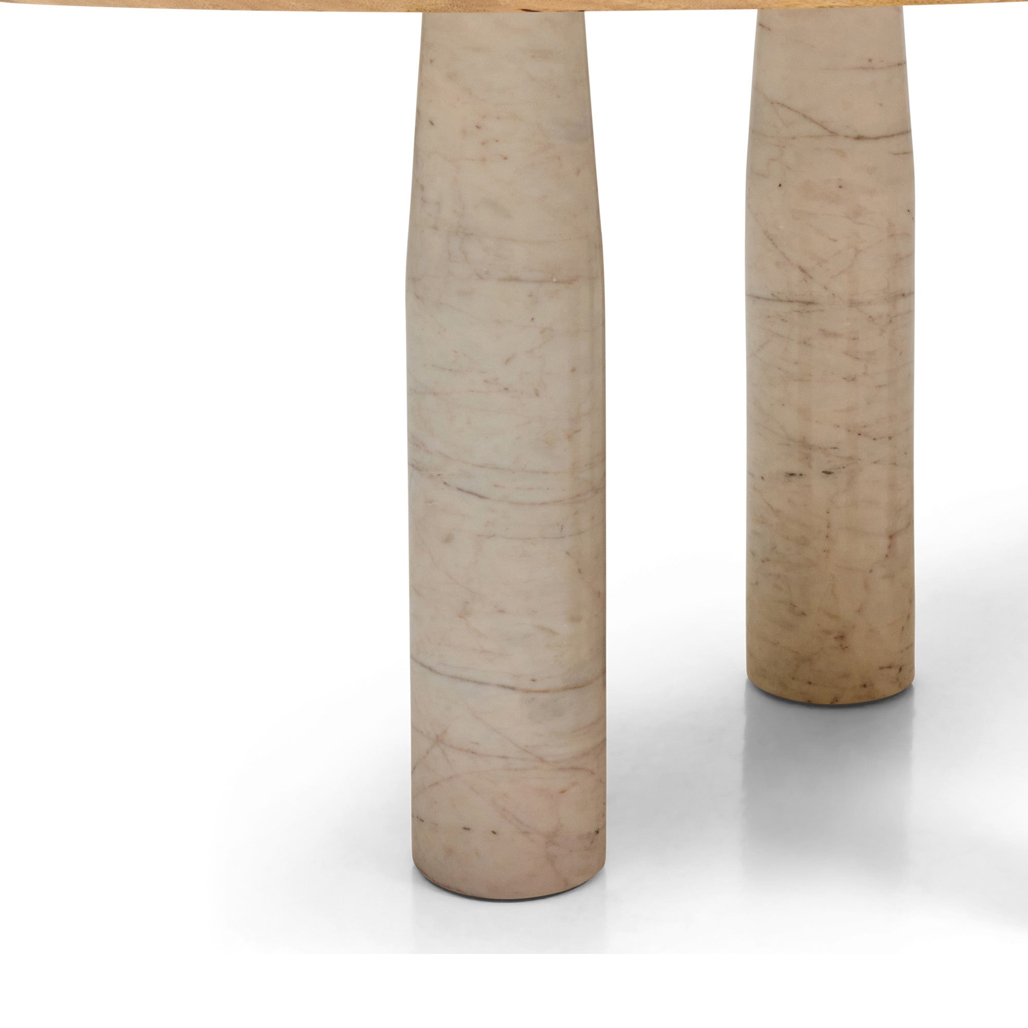 Bolo Dining Table White Banswara Marble Sample