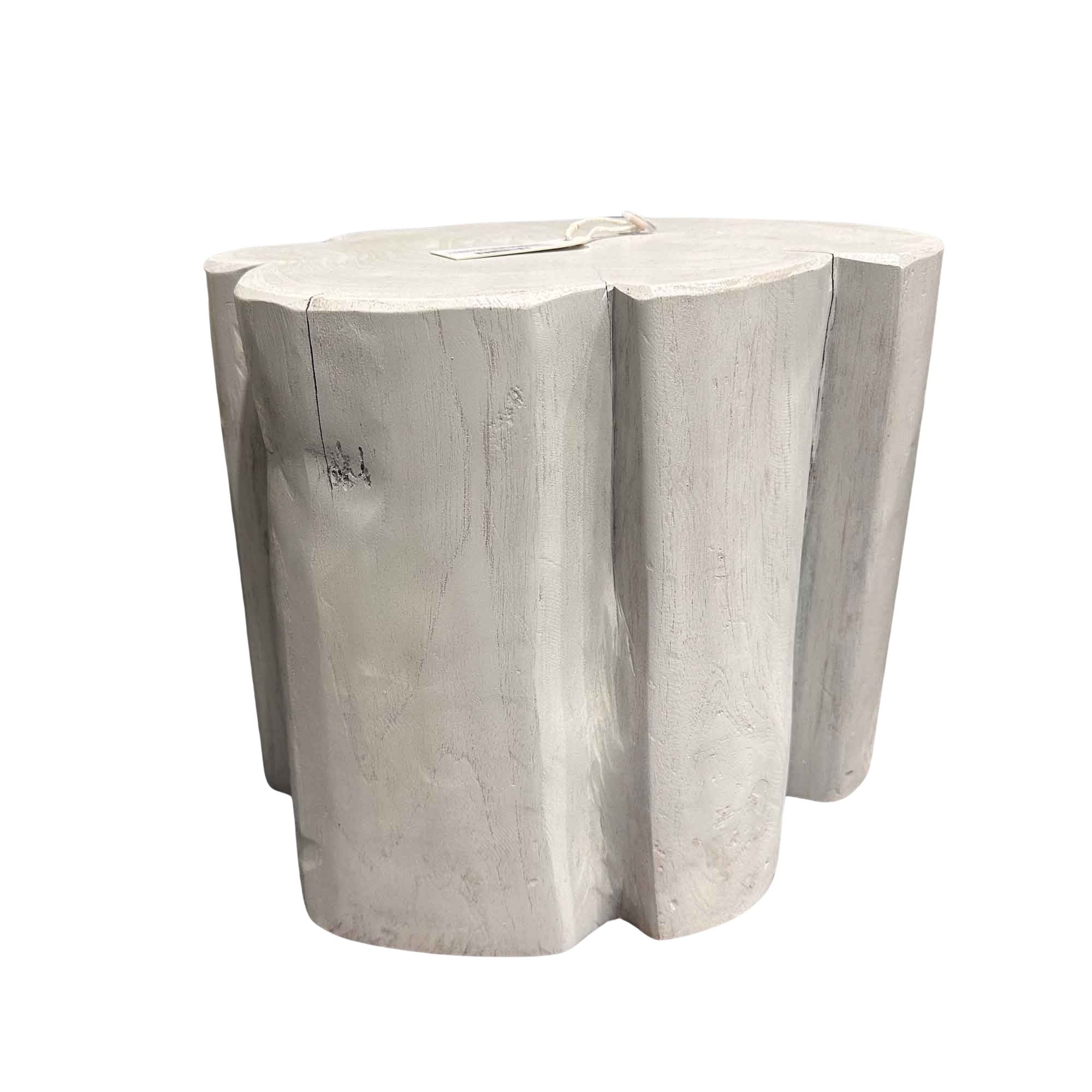 White Timber Side Table Small Sample