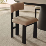 Tolv Dining Chair Taupe Walnut Sample