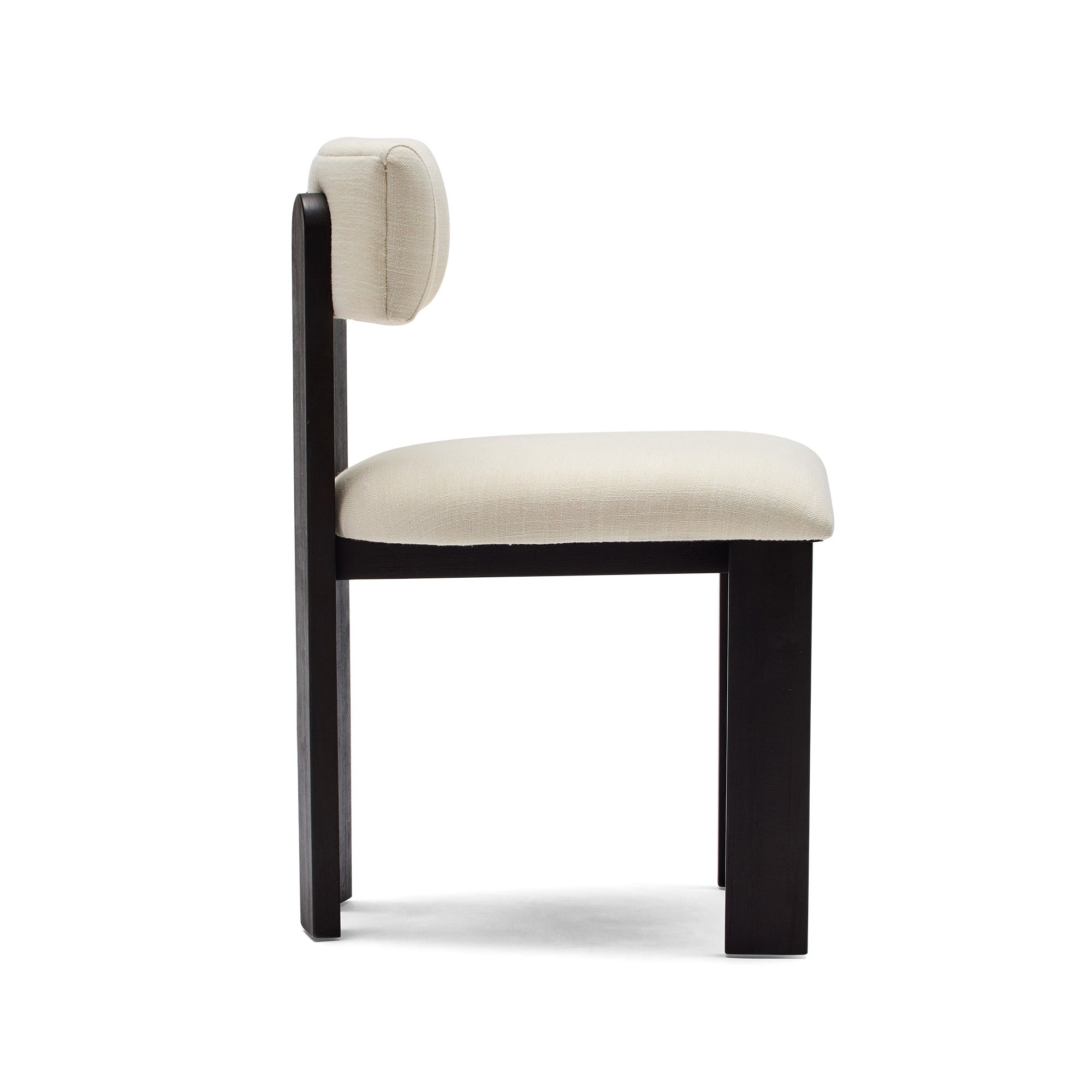 Tolv Dining Chair Soft Alabaster Walnut Sample