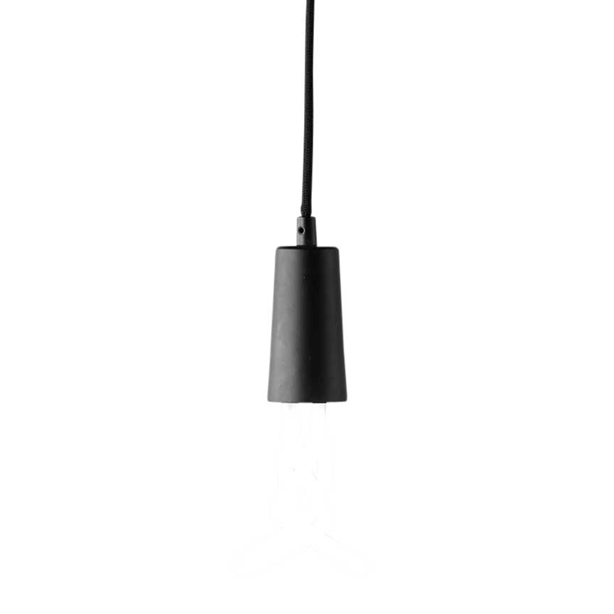 Stilla Drop Cap Black E27