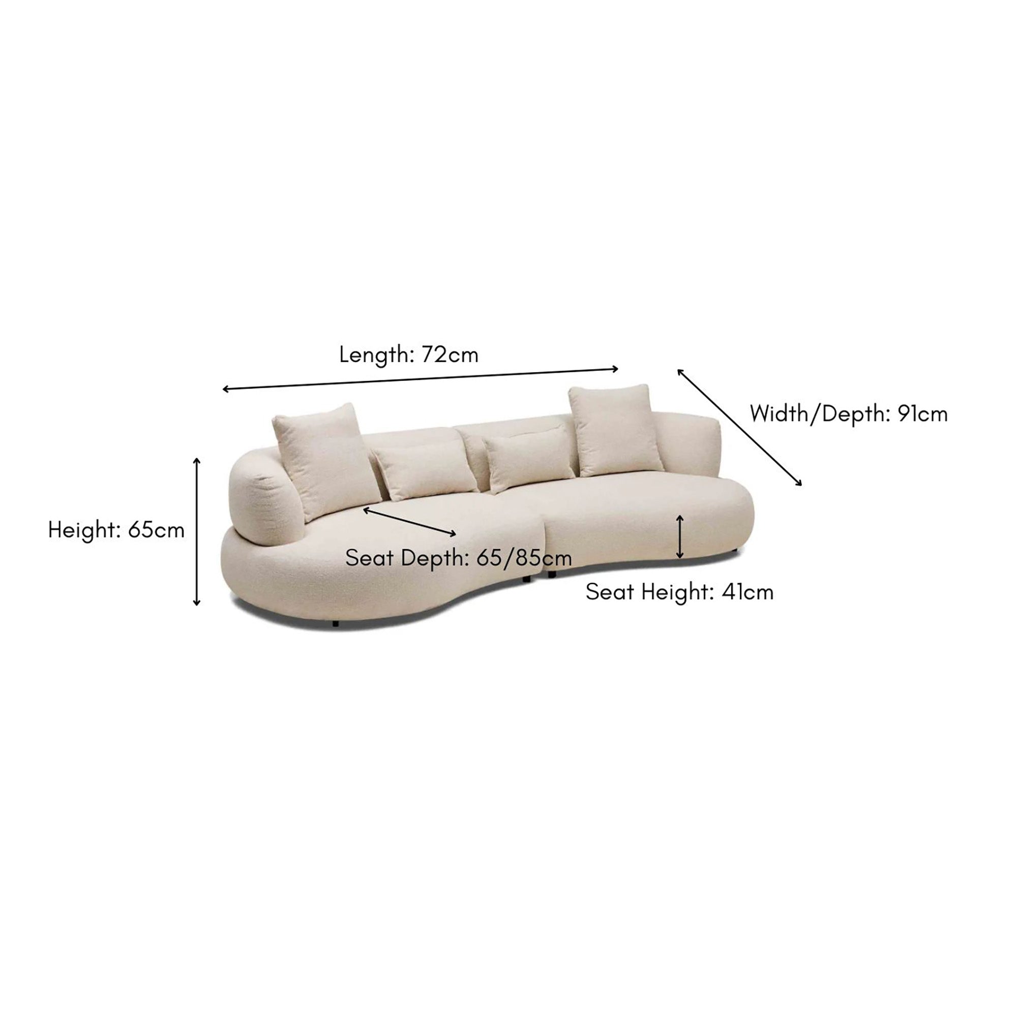 Harlow Modular Sofa Beige