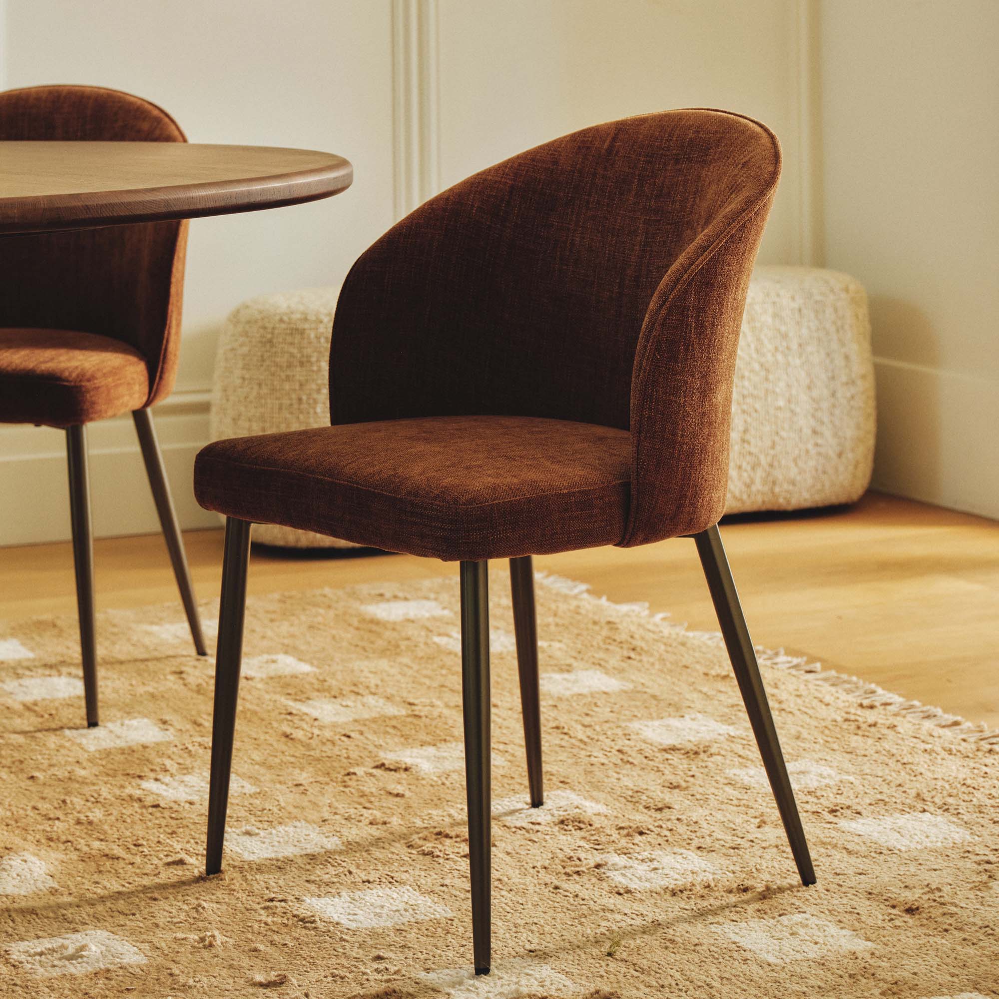 Gia Dining Chair Pecan Bronze