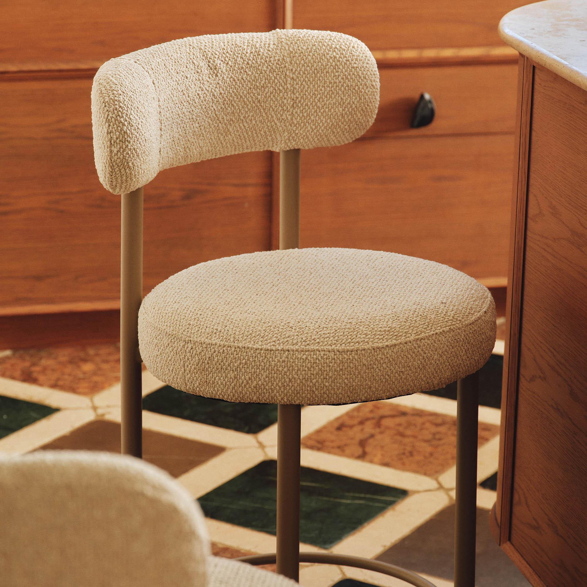 Franco Bar Stool Fog Taupe